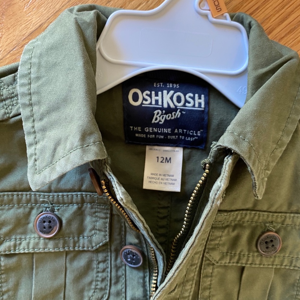 OshKosh Hunter Green Jacket - Picture 3 of 5